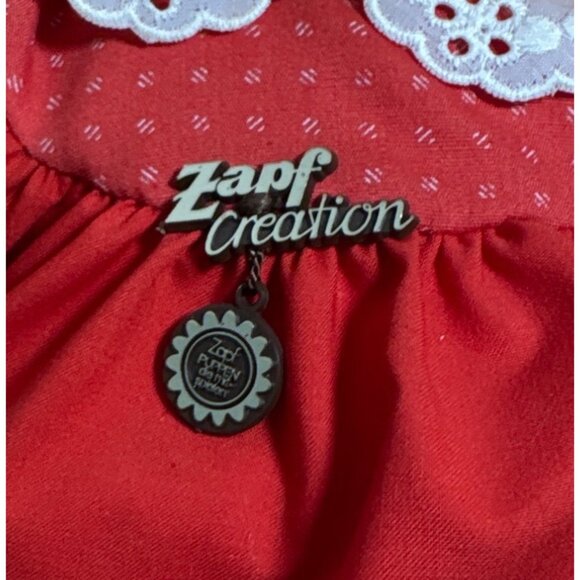 Zapf Creation Doll Tolpatsch Red Dress Duck Blond Original Box West Germany - Picture 5 of 14